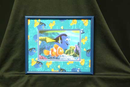 Custom-framed piece