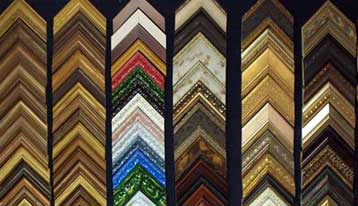 Frame moulding selections