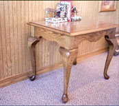 Handmade wood table