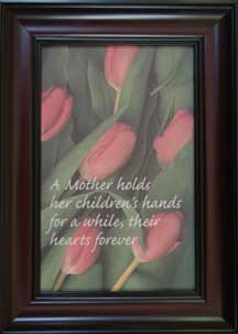 Framed inspirational print — Mother’s Day (second piece)